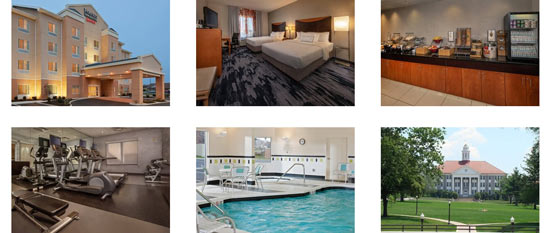 Fairfield Inn & Suites collage