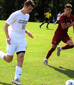 Past Winstars player Ben in College game action