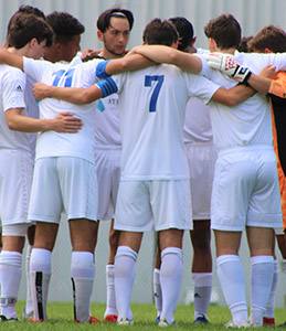 Winstars team huddle