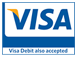 Visa Debit Accepted